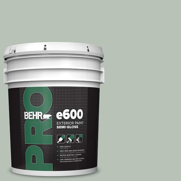 BEHR PRO 5 gal. #MQ6-18 Recycled Glass Semi-Gloss Exterior Paint