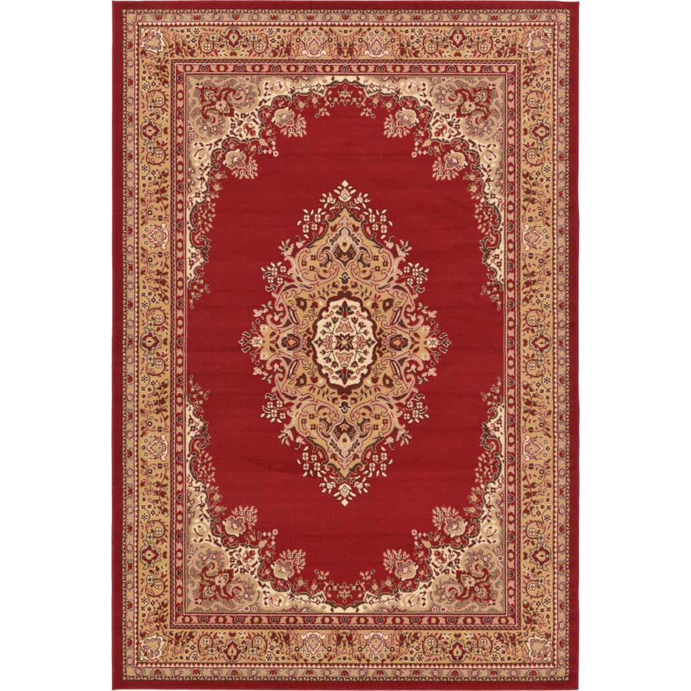 Reza Washington Burgundy 6' 0 x 9' 0 Area Rug price history on PriceWatchPro