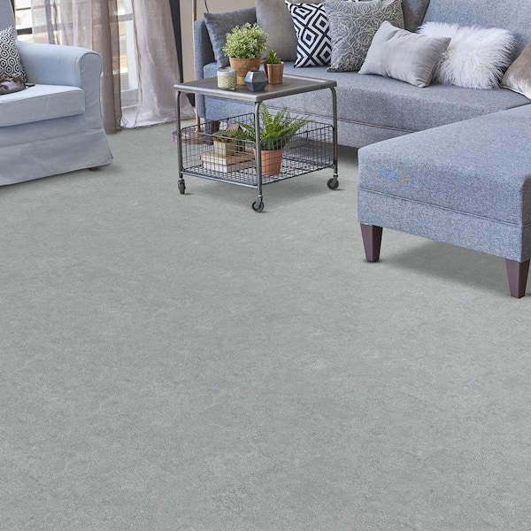 Take Home Sample - TerraCore Holland Gray Luxury Vinyl Flooring - 12 in. W x 12 in. L