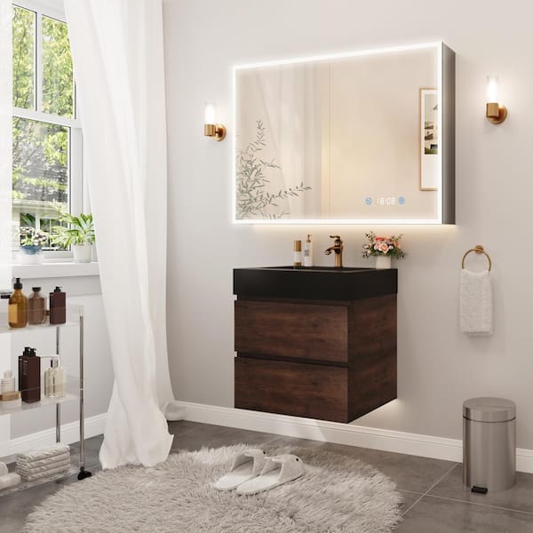 y*y様 新品24-25NOVMBR LIVER153cm Virubi 30 in. W Single Sink Bath Vanity in Green with White