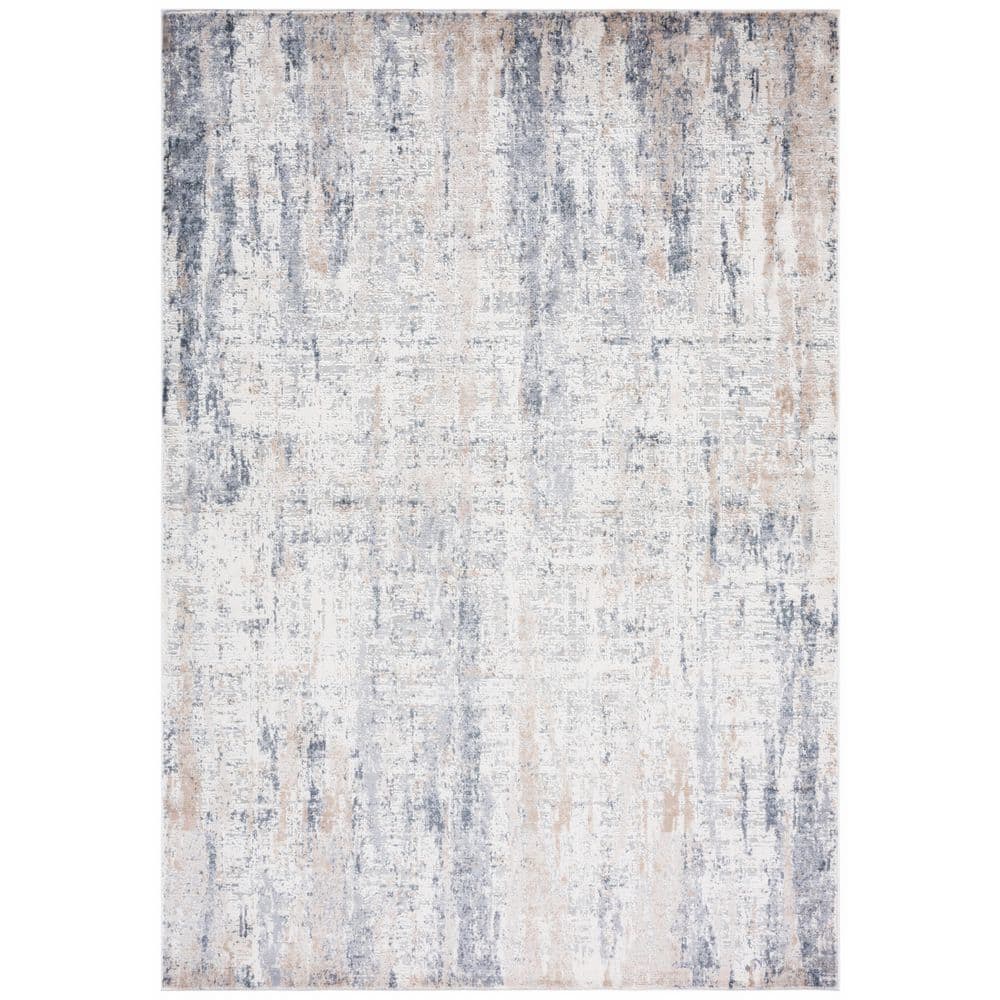 Vogue 4 ft. x 6 ft. Dark Gray/Gray Marble High-Low Area Rug price history on PriceWatchPro