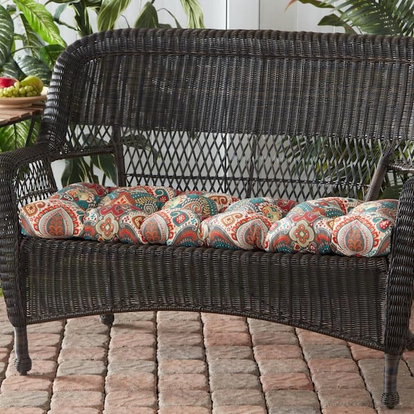 Greendale Home Fashions Asbury Park 44, Park Bench Cushions Outdoor Furniture