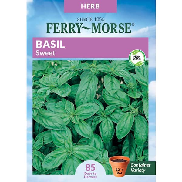 Ferry-Morse Basil Sweet Herb Seed 7333 - The Home Depot