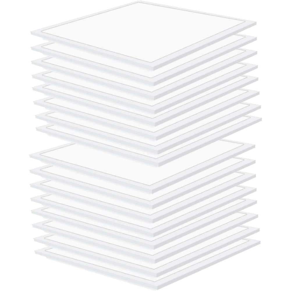 2 ft. x 2 ft. 5800 Lumens Integrated LED Panel Light,5000K 2x2 LED Drop Cei