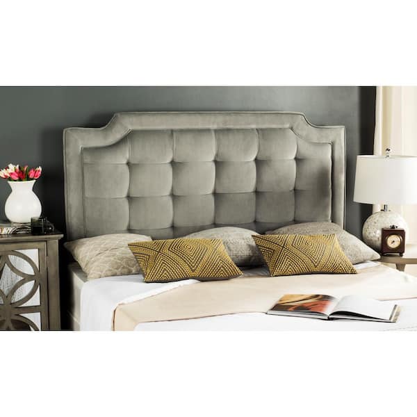 Sapphire Silver King Upholstered Headboard