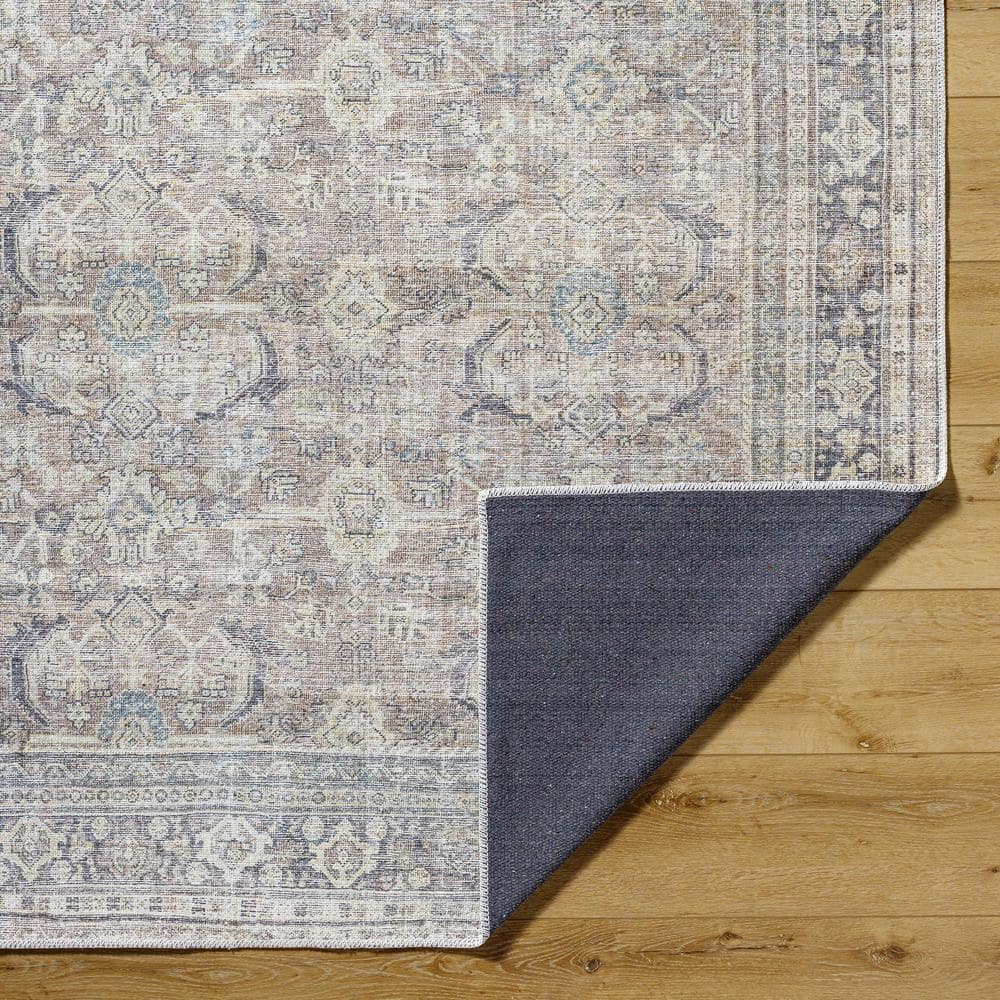 Becki Owens Rectangular Red Synthetic Washable Area Rug