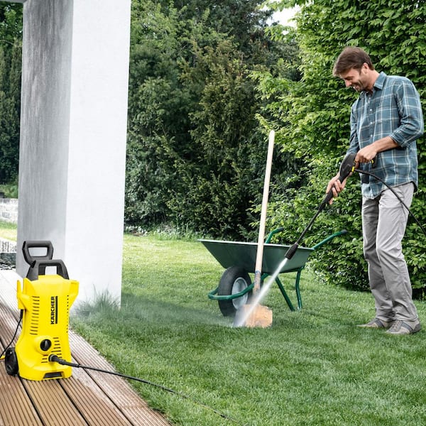 Karcher 2000 Max PSI 1.45 GPM K 2 Power Control Cold Water CHK Corded  Electric Pressure Washer Car Kit and Surface Cleaner 1.673-610.0 - The Home  Depot
