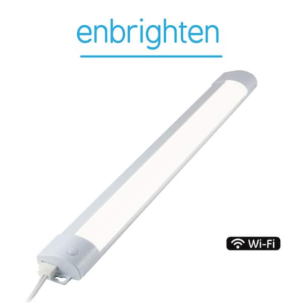Enbrighten 18 in. Dimmable Linkable LED Wi-Fi Under Cabinet Light