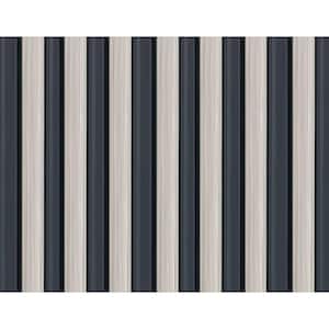 94.5 in. x 4.8 in. x 0.5 in. Acoustic Vinyl Wall Cladding Siding Board in Metasequoia Grey Color (Set of 4-Piece)
