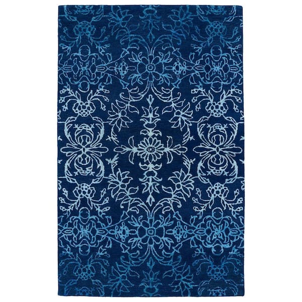 Kaleen Divine Blue 9 ft. 6 in. x 13 ft. Area Rug