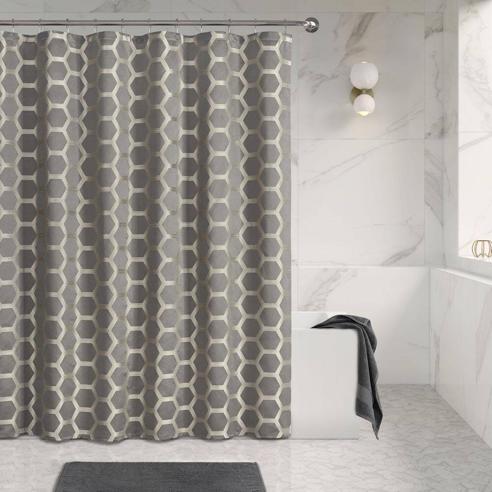 Prado Polyester Shower Curtain 2764044SC - The Home Depot