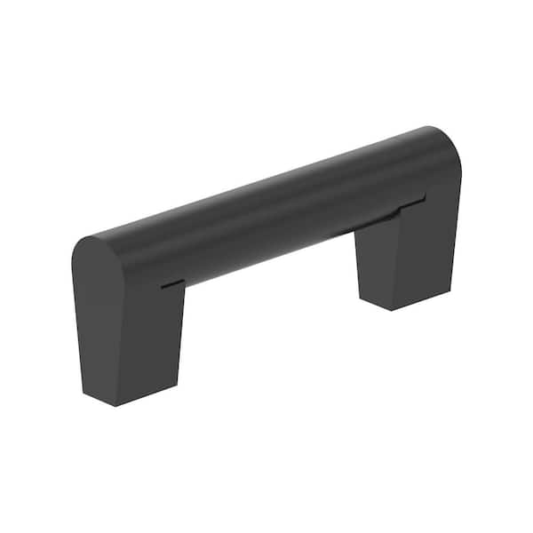 Amerock Composite 3 in. Modern Matte Black Bar Cabinet Pull