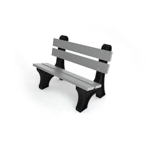 4 ft. Colonial Bench - Gray