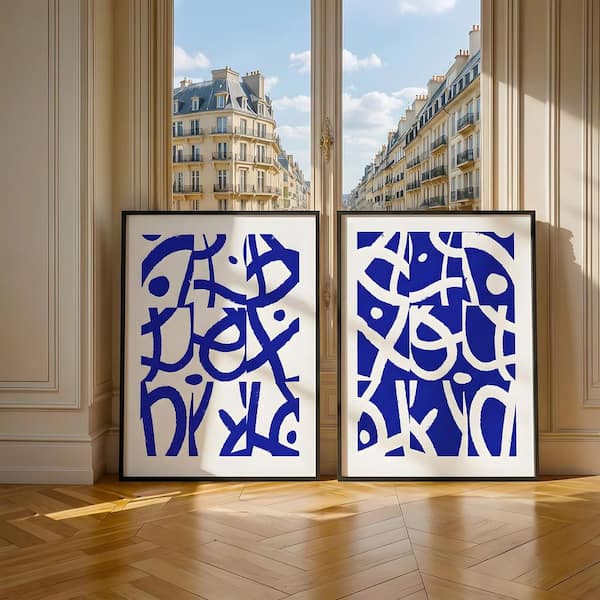 1 Piece Framed Abstract Canvas Wall Art White Background Modern Wall Decor Decorative Canvas Print 24 in. x 18 in.