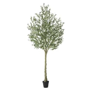 10 ft. Artificial Olive Tree in basket