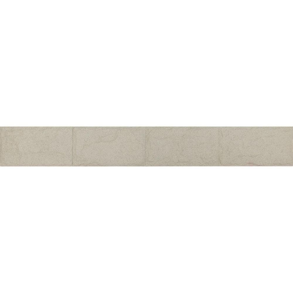 "EverStone Split-Face Cinder Block Faux Concrete Panel, 81 1/4""W x 9""H x 1 1/4""D, Obsidian" price history on PriceWatchPro