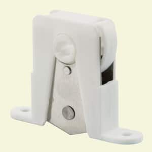 White Plastic Housing with Stainless Steel Sliding Screen Door Roller, Andersen Doors (2-pack)