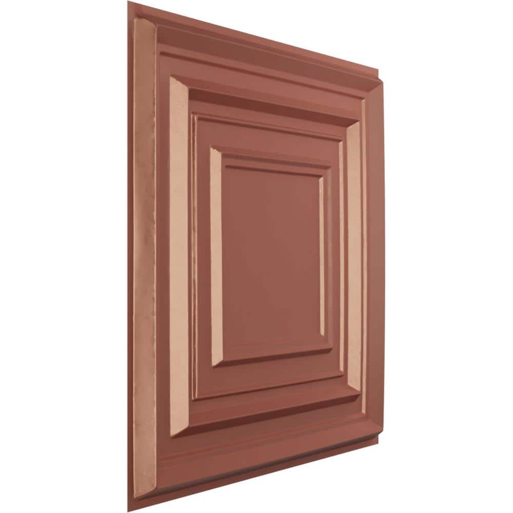 19.63" Champagne Pink Textured PVC 3D Wall Panel