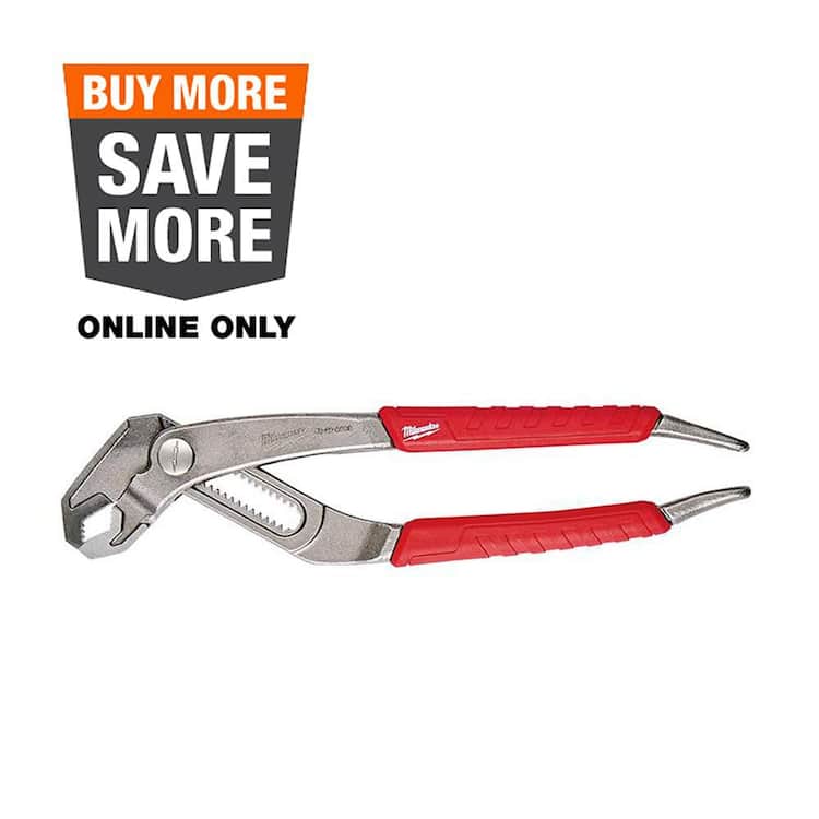 Milwaukee 8 in. V-Jaw Pliers with Comfort Grip and Reaming Handles