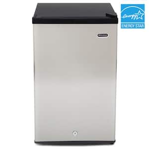 3.0 cu. ft. Upright Freezer with Lock in Stainless Steel ENERGY STAR