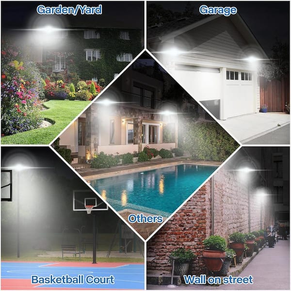 Lukyamzn 100W 10000LM 120° Dusk to Dawn LED Waterproof