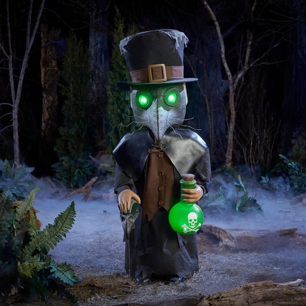 3.5 FT Wicked Woods Animated LED Plague Rat
