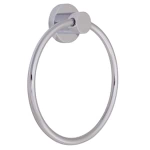 Vector Wall-Mount Hand Towel Ring in Polished Chrome
