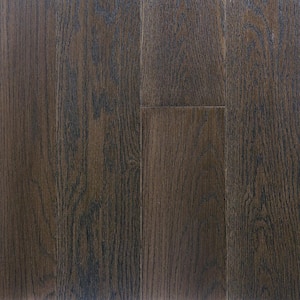 Rustic Barn White Oak 7 mm T x 5 in. W Waterproof Wire Brushed Engineered Hardwood Flooring (16.7 sqft/case)
