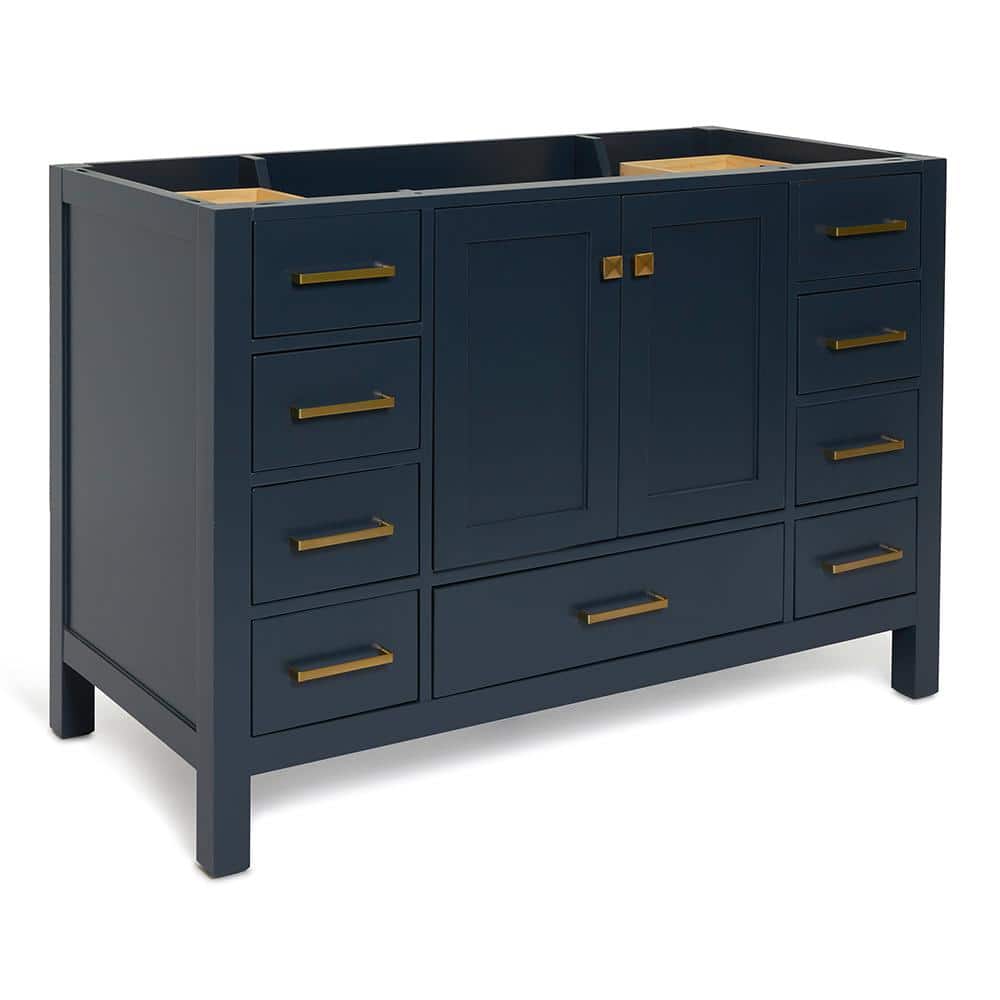 Cambridge 48" Midnight Blue Single Freestanding Vanity Cabinet