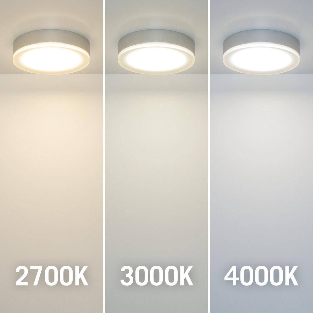 White Round LED Under Cabinet Puck Light