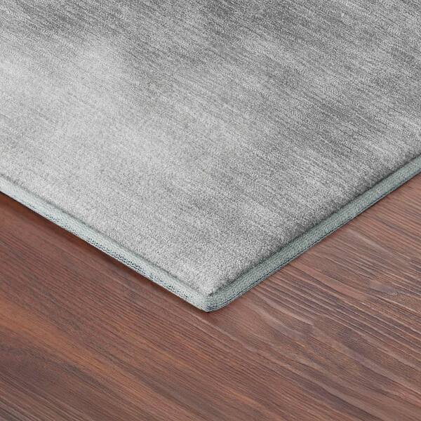 Mayfield Premium Machine Washable Abstract AMF2419 Gray 10 ft. x 14 ft. Area Rug