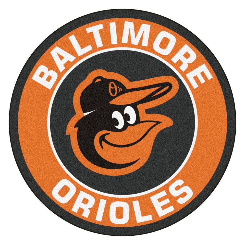  Baltimore Orioles Black/Orange Plastic Flags - 10.5