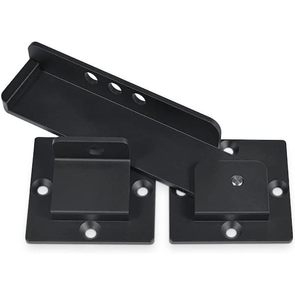 Unbranded 7.5 Adjustable Aluminum Alloy Flip Gate Latch Lock with Padlock Hole for Sliding & Swing Doors Outdoor Gate Wooden Fence