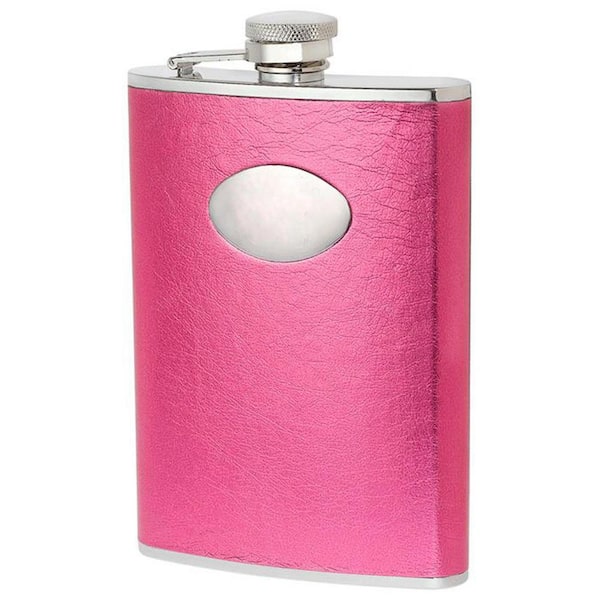 Visol Marilia Hot Pink 8 oz. Flask