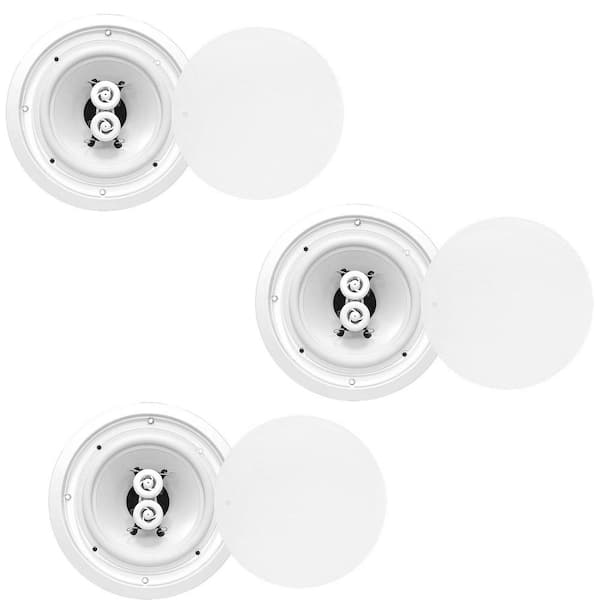 Unbranded 6.5 Inch 300W Home Audio In Ceiling or Outdoor Speaker Waterproof (3 Pack)