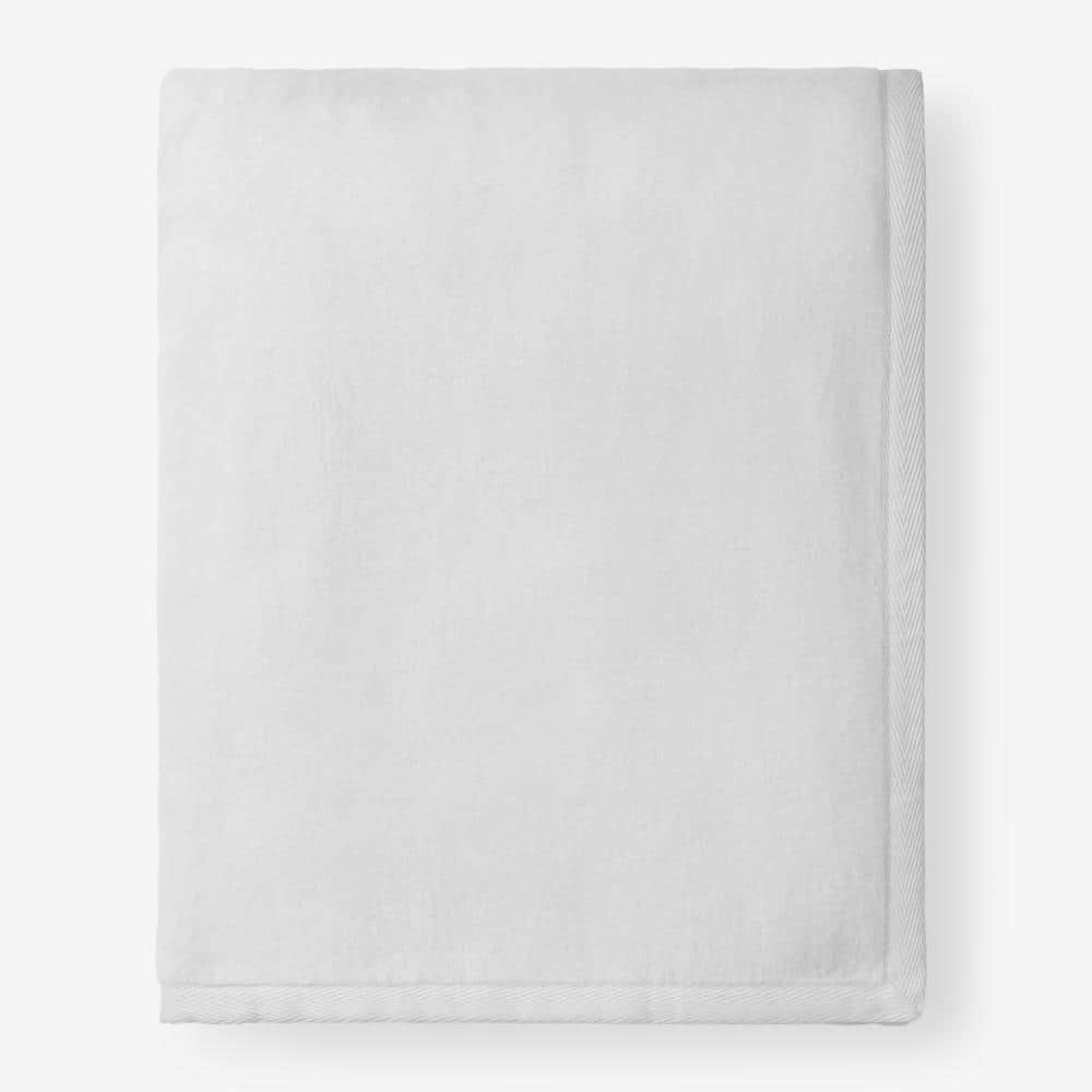 The Company Store Cotton Fleece Light Gray Cotton Queen Blanket 85060QLTGRAY The Home Depot