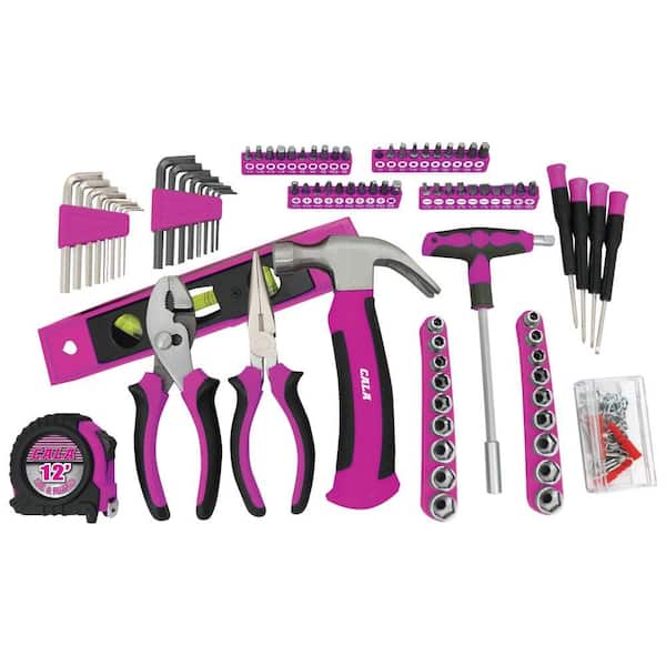 Cala Tools 139-Piece Tool Kit in Pink