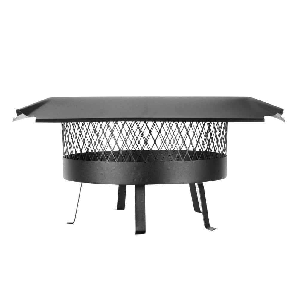 18 in. Round Slip-In Welded Leg Single Flue Chimney Cap in Black Galvanized Steel price history on PriceWatchPro