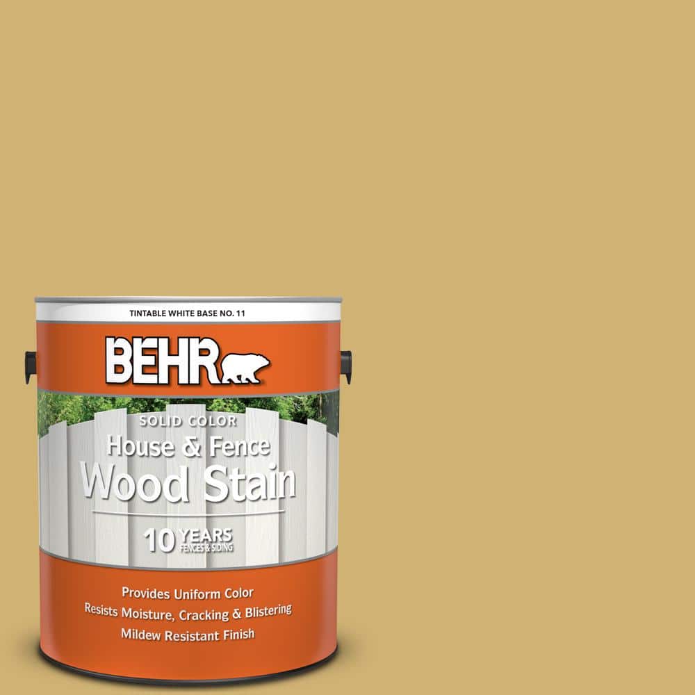 1 gal. #M320-5 Dried Chamomile Solid Color House and Fence Exterior Wood St
