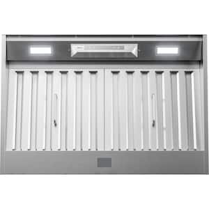 Monsoon Connect 30 in. 700 CFM Insert Mount Range Hood with LED Light in Stainless Steel