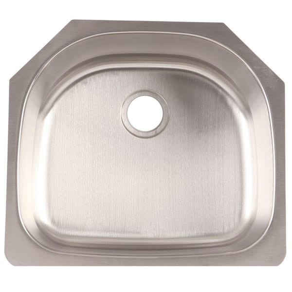 Franke Undermount Stainless Steel 23.5.in 0-Hole Single Bowl Kitchen Sink