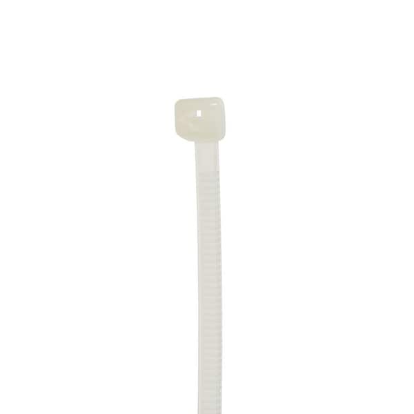 NSi Industries 8 in. Natural Cable Tie, 50 Lb Tensile Strength (100-Pack)