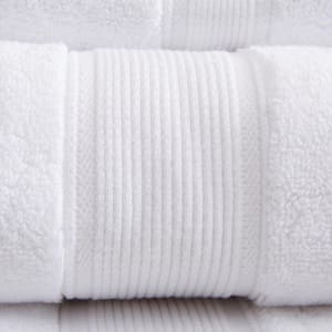 800GSM 8-Piece White 100% Premium Long-Staple Cotton Bath Towel Set