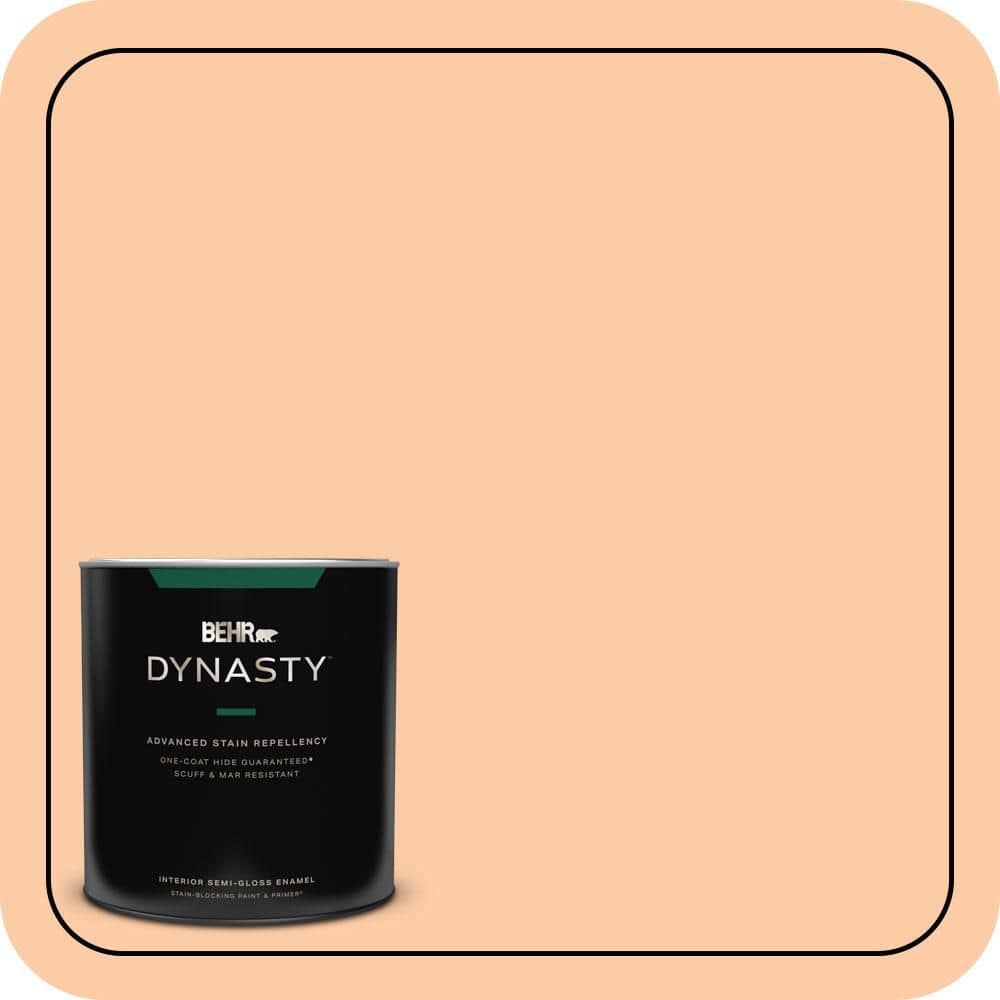 1 qt. #270C-3 Coral Confection Semi-Gloss Enamel Interior Stain-Blocking Paint & Primer product image for price tracking