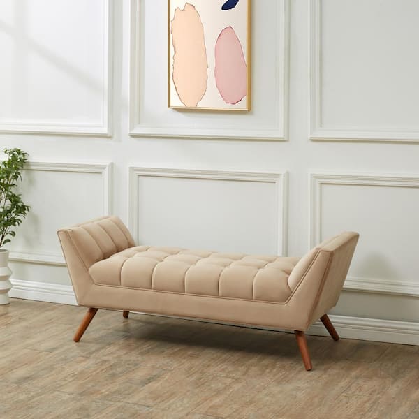 Damian Brown Entryway Bench 53.2 in.