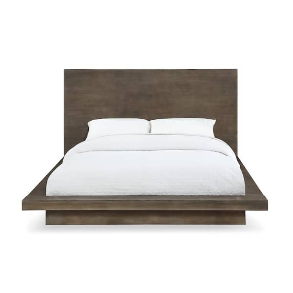 Modus Furniture Melbourne Light With, Weathered Wood Queen Bed