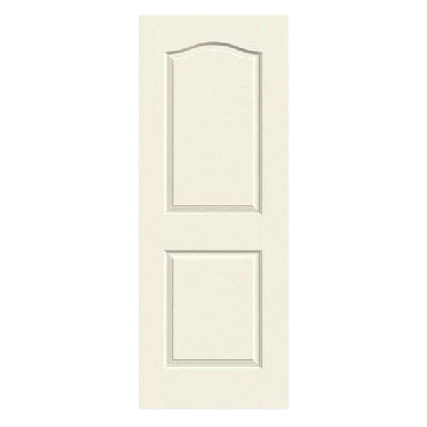 JELD-WEN 36 in. x 80 in. Camden Vanilla Painted Textured Molded Composite Interior Door Slab