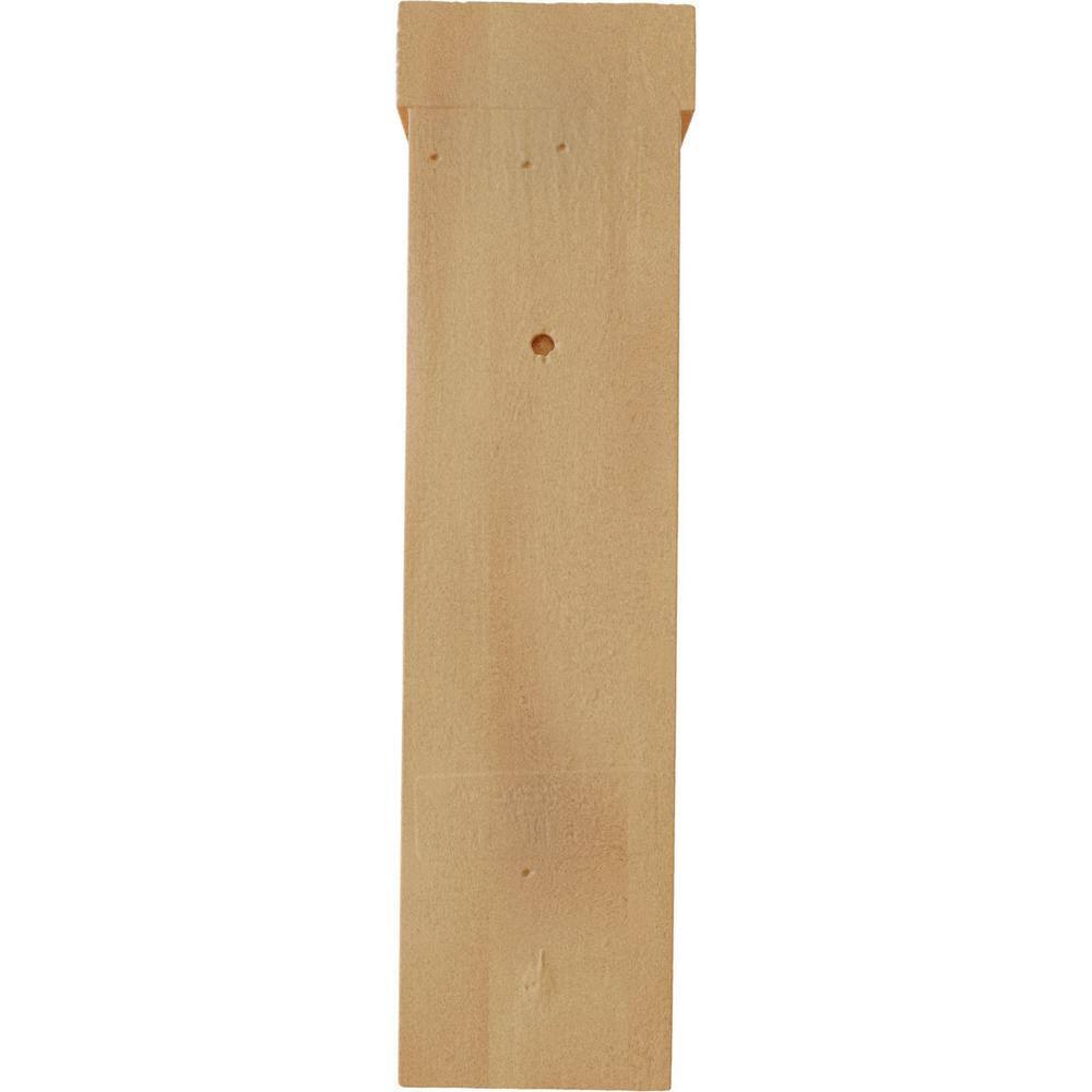 8.75" Light Brown Oak Traditional Shelf Bracket