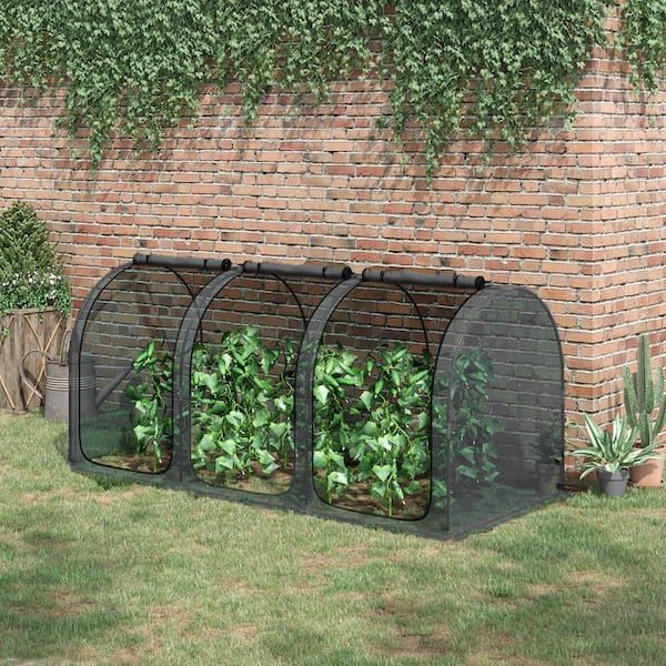 4 Pack Pop Up Garden Plant Covers - 39"x18"x16", Mesh Net With Ground Stakes, Protect Veggies From Animals