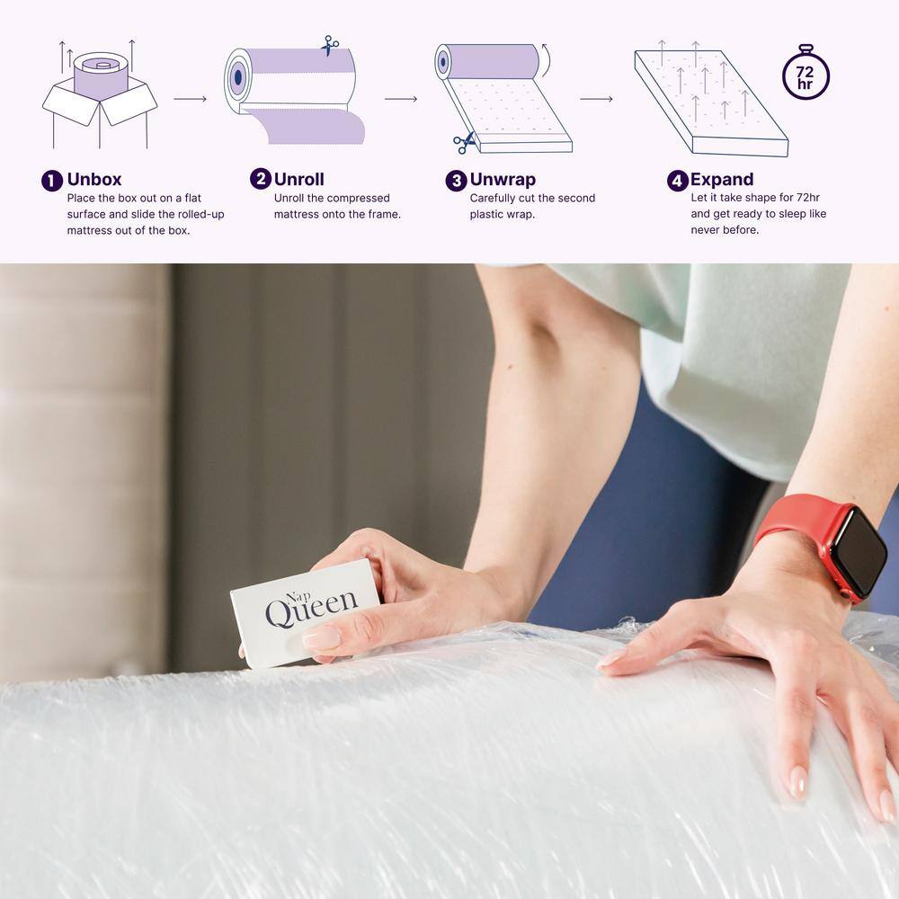 NapQueen Full 14" Cooling Gel Memory Foam Mattress